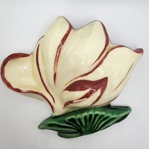 Vintage 1948 Water Lilly Wall Pocket.